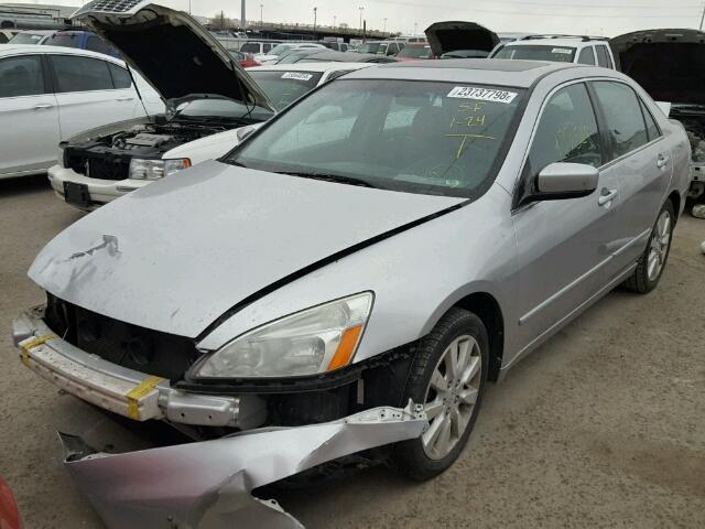 1HGCM66596A071578 - 2006 HONDA ACCORD EX SILVER photo 2