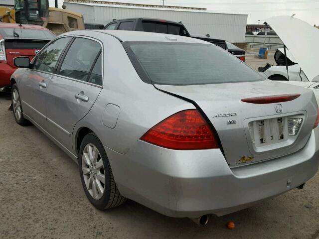 1HGCM66596A071578 - 2006 HONDA ACCORD EX SILVER photo 3