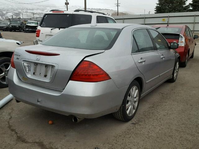 1HGCM66596A071578 - 2006 HONDA ACCORD EX SILVER photo 4