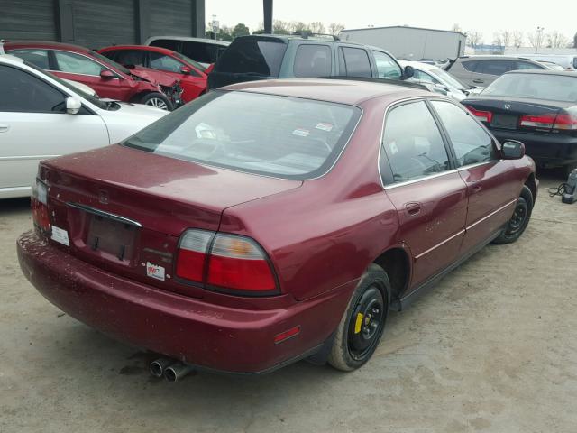 1HGCD5661TA024897 - 1996 HONDA ACCORD EX RED photo 4