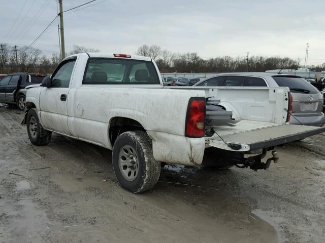 1GCEK14V76Z243899 - 2006 CHEVROLET SILVERADO WHITE photo 3