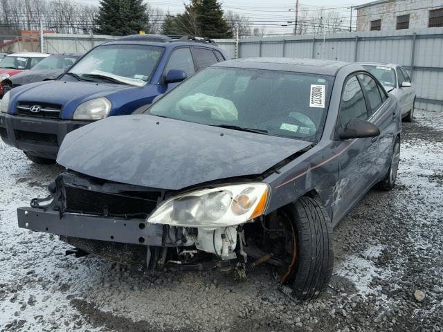 1G2ZG58B574273237 - 2007 PONTIAC G6 BASE GRAY photo 2