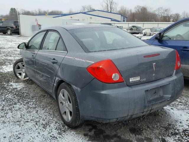 1G2ZG58B574273237 - 2007 PONTIAC G6 BASE GRAY photo 3