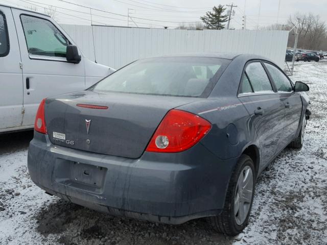 1G2ZG58B574273237 - 2007 PONTIAC G6 BASE GRAY photo 4