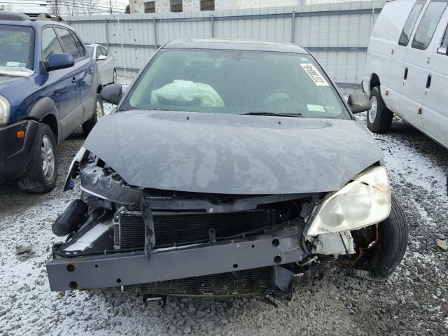 1G2ZG58B574273237 - 2007 PONTIAC G6 BASE GRAY photo 9