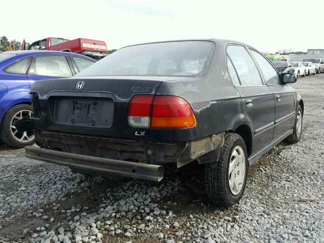 2HGEJ6671VH568692 - 1997 HONDA CIVIC LX BLACK photo 4