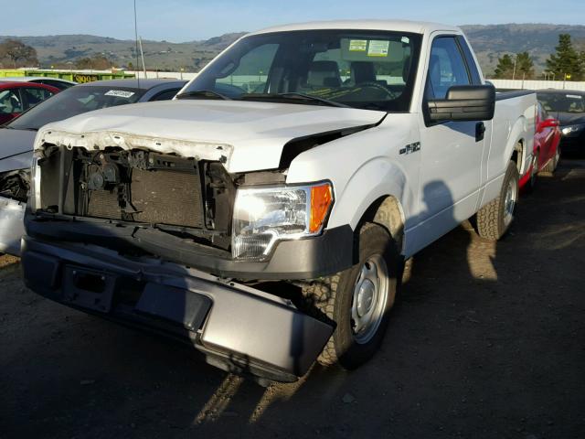 1FTMF1CM7DKF99462 - 2013 FORD F150 WHITE photo 2