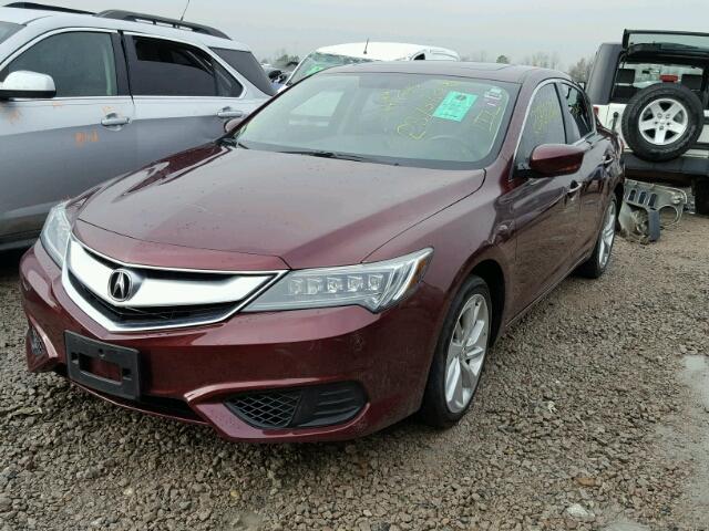 19UDE2F38GA024469 - 2016 ACURA ILX BASE MAROON photo 2