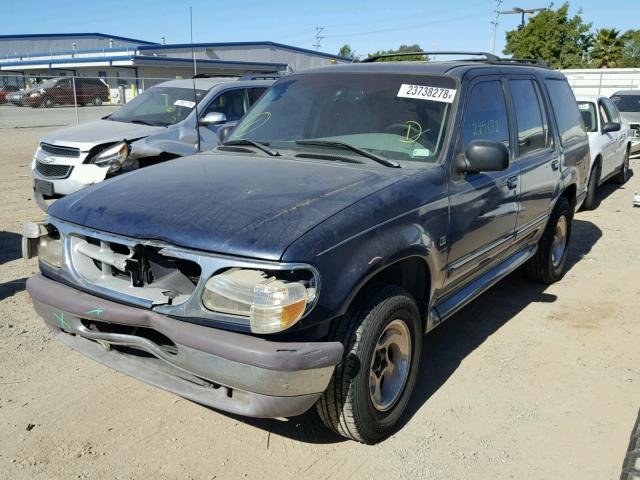 1FMDU35P5VUA15764 - 1997 FORD EXPLORER BLUE photo 2