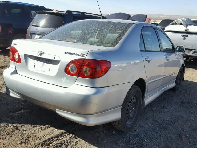 1NXBR32EX6Z764556 - 2006 TOYOTA COROLLA CE SILVER photo 4