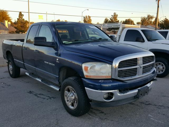 3D7LX38C06G117872 - 2006 DODGE RAM 3500 S BLUE photo 1