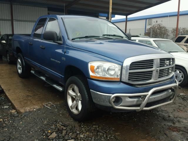 1D7HU18266S656726 - 2006 DODGE RAM 1500 S BLUE photo 1