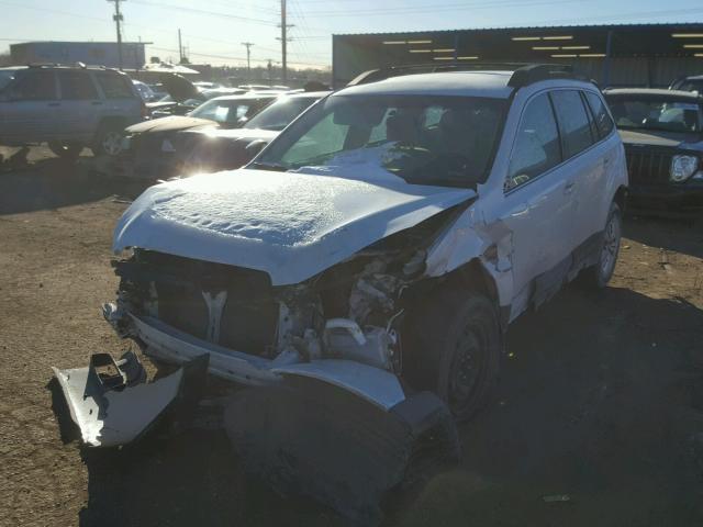 4S4BRBAC6B1350549 - 2011 SUBARU OUTBACK 2. WHITE photo 2