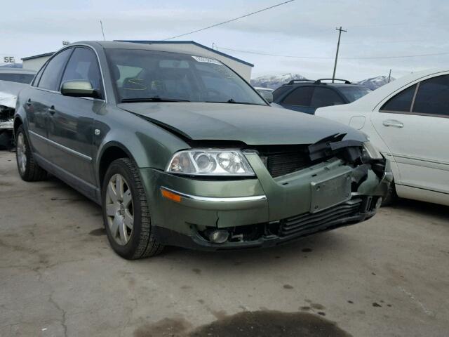 WVWTH63B82P355515 - 2002 VOLKSWAGEN PASSAT GLX GREEN photo 1