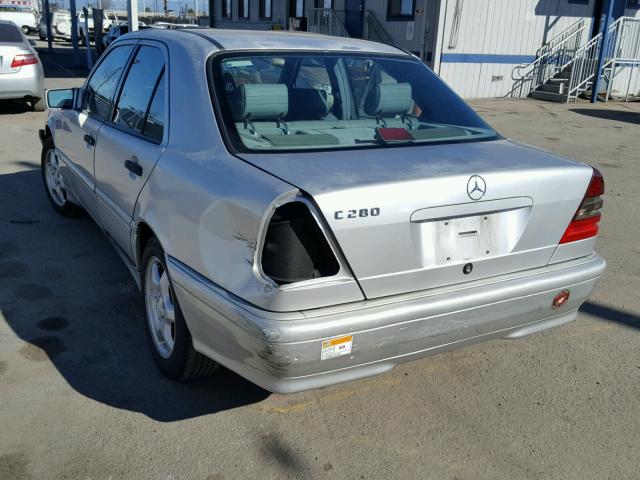 WDBHA29G0XA753901 - 1999 MERCEDES-BENZ C 280 SILVER photo 3