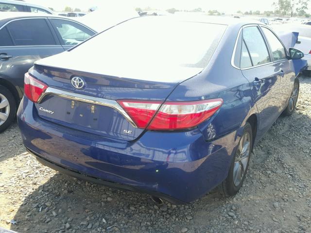 4T1BF1FK1FU883125 - 2015 TOYOTA CAMRY LE BLUE photo 4