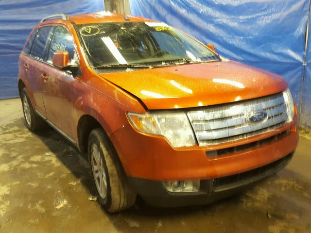 2FMDK48C78BA88312 - 2008 FORD EDGE SEL ORANGE photo 1