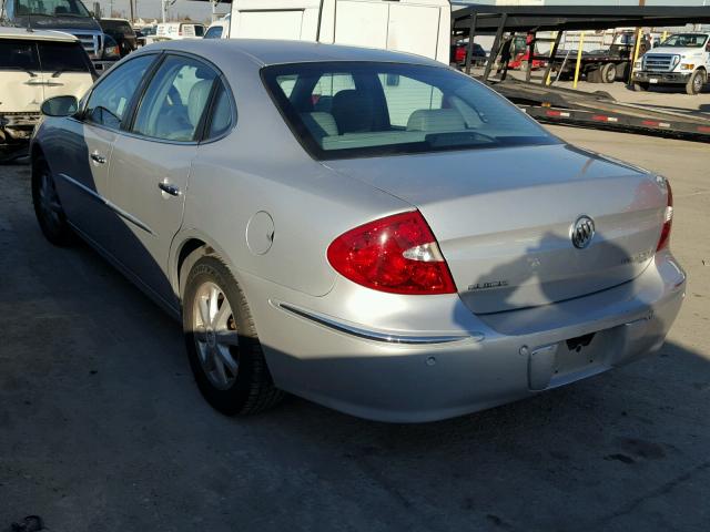 2G4WD562551263242 - 2005 BUICK LACROSSE C SILVER photo 3