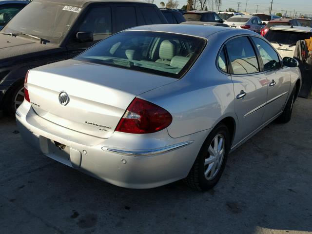 2G4WD562551263242 - 2005 BUICK LACROSSE C SILVER photo 4