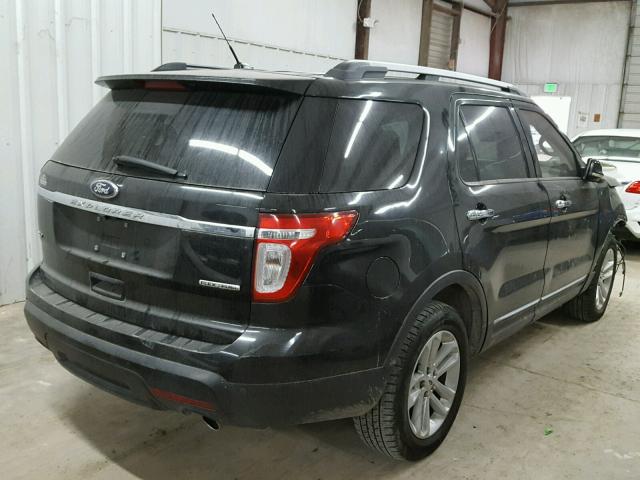 1FM5K7D85DGA58591 - 2013 FORD EXPLORER X BLACK photo 4