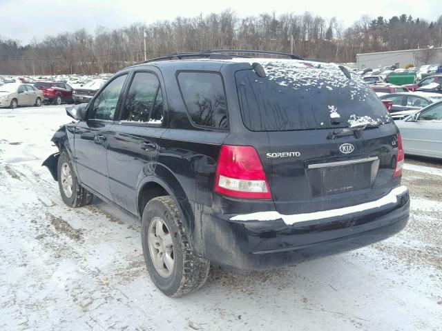 KNDJD733165611271 - 2006 KIA SORENTO EX BLACK photo 3