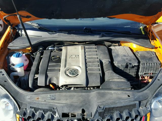 WVWFV71K17W154843 - 2007 VOLKSWAGEN NEW GTI FA ORANGE photo 7