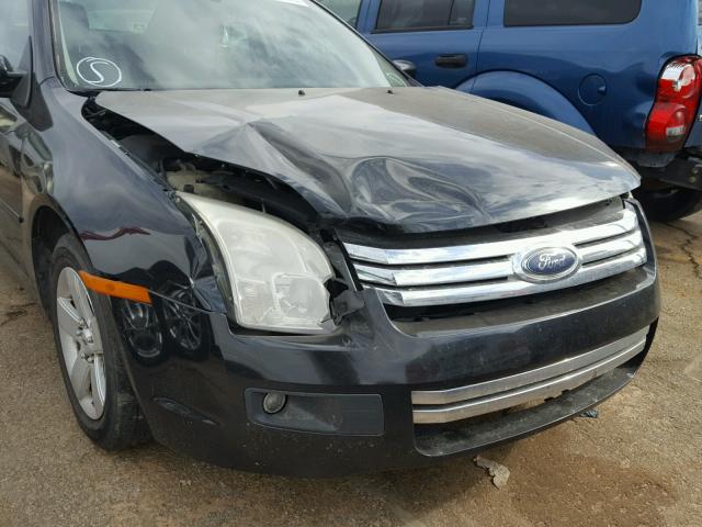 3FAHP07187R122120 - 2007 FORD FUSION SE BLACK photo 9