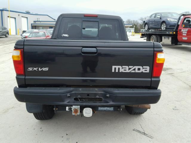 4F4YR16U01TM15142 - 2001 MAZDA B3000 CAB BLACK photo 6