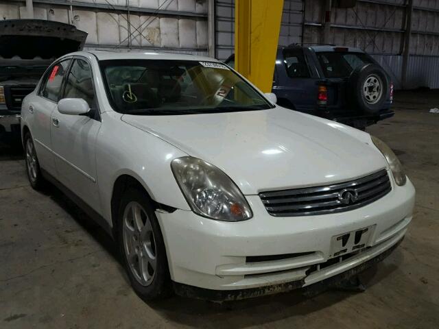 JNKCV51E24M601364 - 2004 INFINITI G35 WHITE photo 1