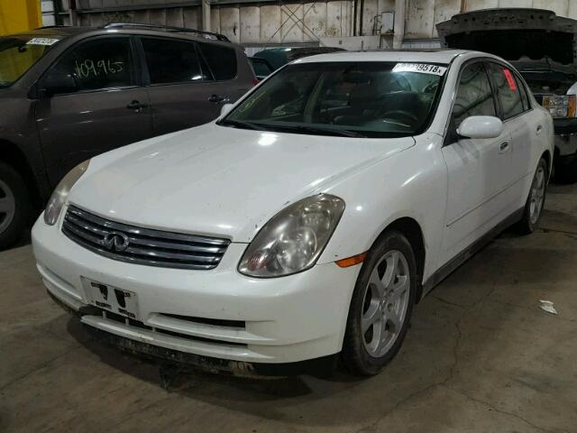 JNKCV51E24M601364 - 2004 INFINITI G35 WHITE photo 2