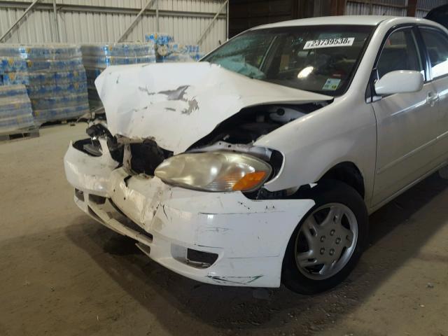 JTDBR32E132016693 - 2003 TOYOTA COROLLA CE WHITE photo 9