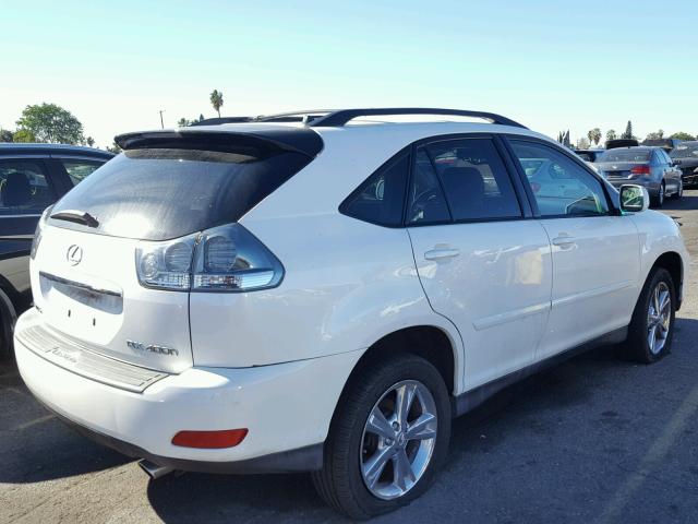 JTJHW31U160028447 - 2006 LEXUS RX 400 WHITE photo 4