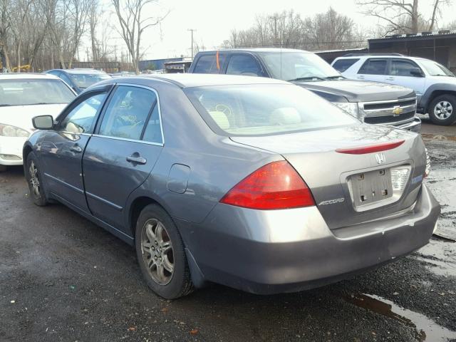 1HGCM567X6A042943 - 2006 HONDA ACCORD EX CHARCOAL photo 3