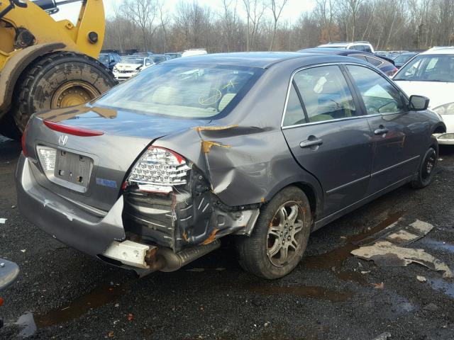 1HGCM567X6A042943 - 2006 HONDA ACCORD EX CHARCOAL photo 4