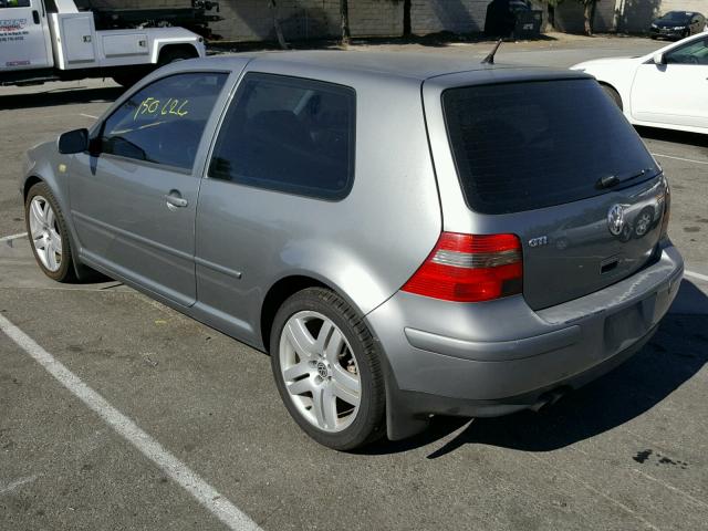 9BWDE61J734028300 - 2003 VOLKSWAGEN GTI GRAY photo 3