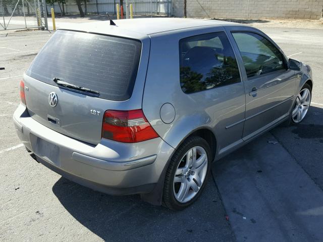 9BWDE61J734028300 - 2003 VOLKSWAGEN GTI GRAY photo 4