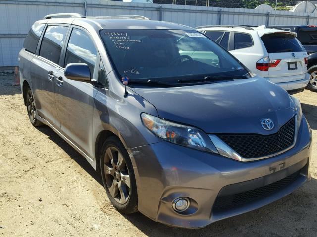 5TDXK3DC4BS123167 - 2011 TOYOTA SIENNA SPO GRAY photo 1