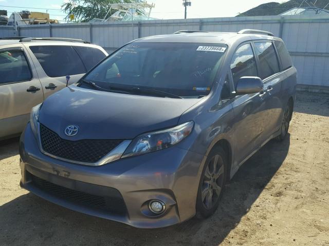 5TDXK3DC4BS123167 - 2011 TOYOTA SIENNA SPO GRAY photo 2