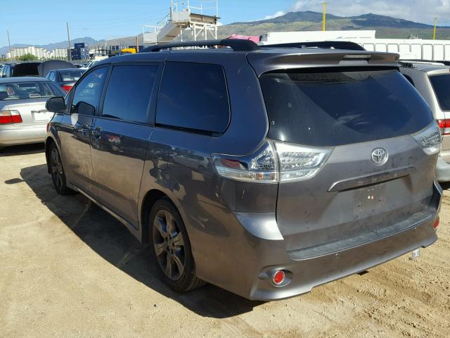 5TDXK3DC4BS123167 - 2011 TOYOTA SIENNA SPO GRAY photo 3