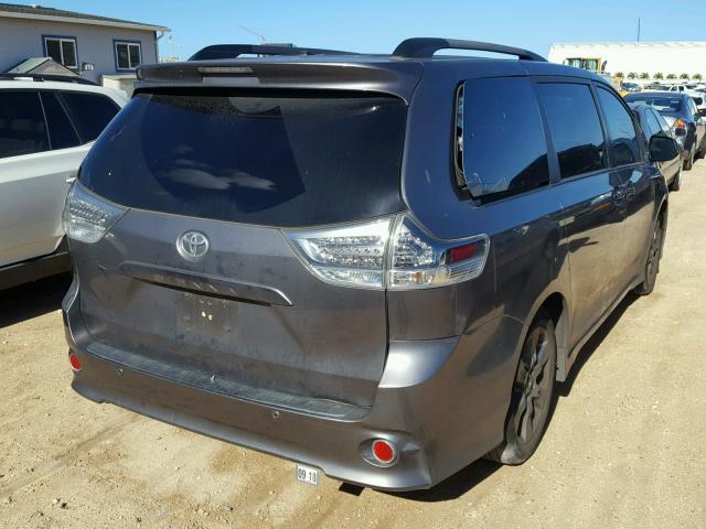 5TDXK3DC4BS123167 - 2011 TOYOTA SIENNA SPO GRAY photo 4