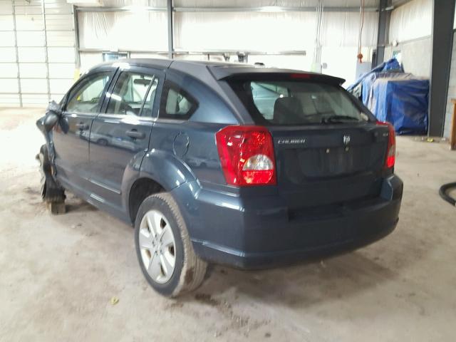 1B3HB48B27D186817 - 2007 DODGE CALIBER SX BLUE photo 3