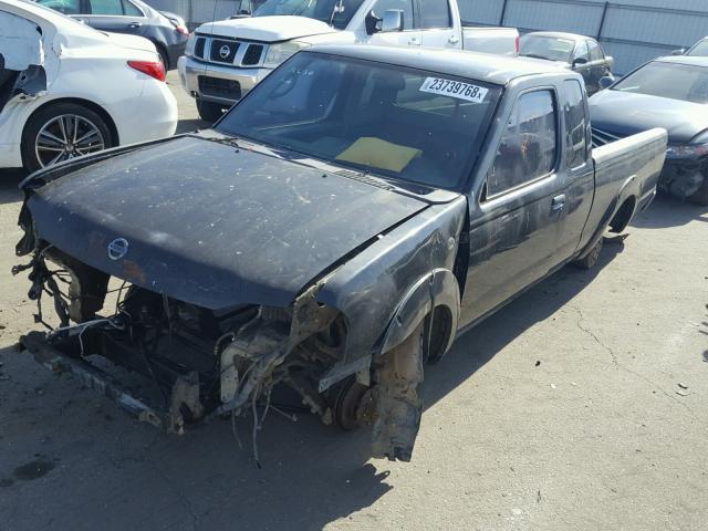 1N6DD26T44C451467 - 2004 NISSAN FRONTIER K BLACK photo 2