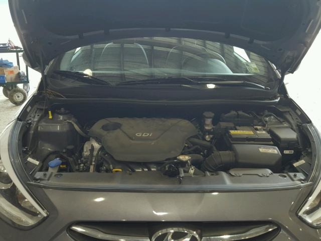 KMHCU4AE6GU148123 - 2016 HYUNDAI ACCENT SE GRAY photo 7