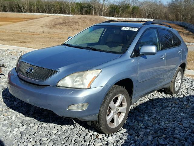 2T2HA31U15C078623 - 2005 LEXUS RX 330 BLUE photo 2