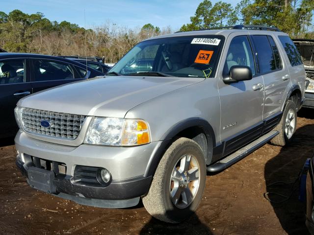 1FMZU63K64UB57375 - 2004 FORD EXPLORER X SILVER photo 2