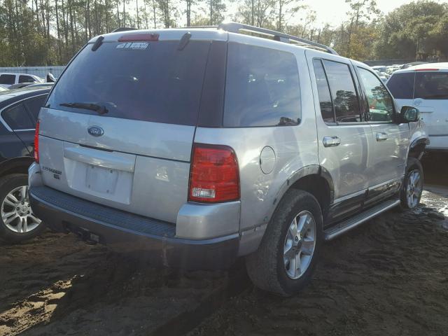 1FMZU63K64UB57375 - 2004 FORD EXPLORER X SILVER photo 4