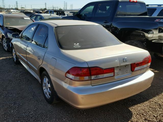 1HGCG56602A027957 - 2002 HONDA ACCORD EX GOLD photo 3