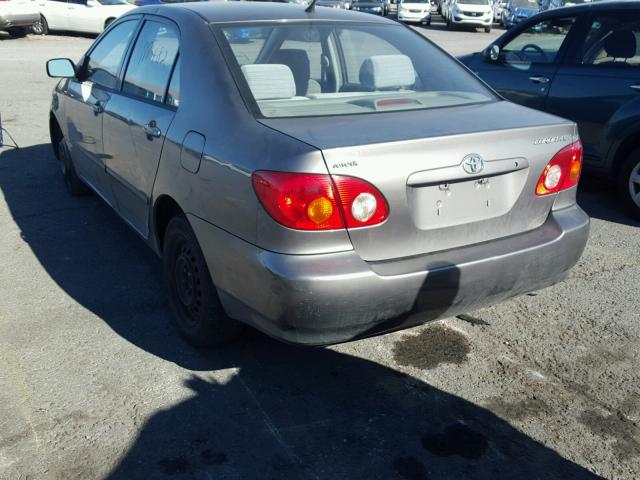 2T1BR32E44C302539 - 2004 TOYOTA COROLLA CE GRAY photo 3