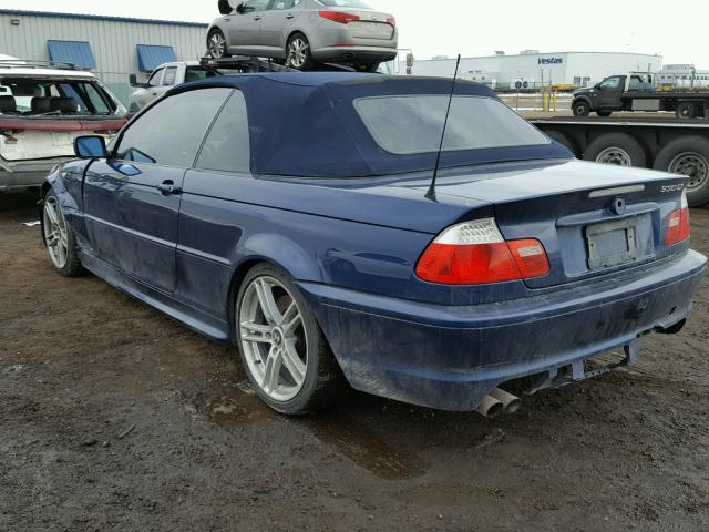 WBABW53484PL46830 - 2004 BMW 330 CI BLUE photo 3