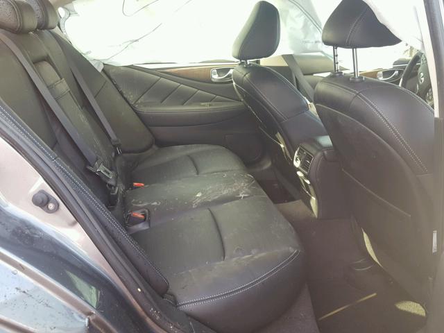 JN1BV7AP2FM334467 - 2015 INFINITI Q50 BASE Gris foto 6